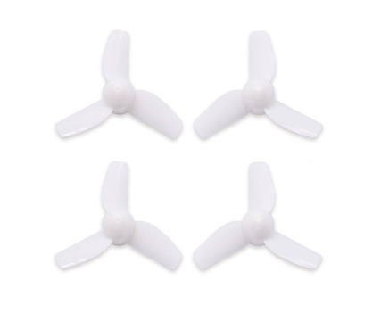 4 Hélices tripales Blanche 31mm pour Micro drones 65mm