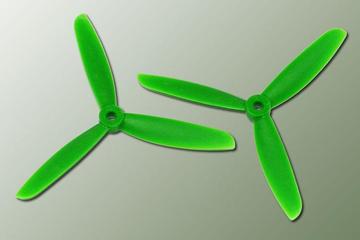 Hélice Tripale fibre 5x4,5 vert (x2ccw) Gemfan