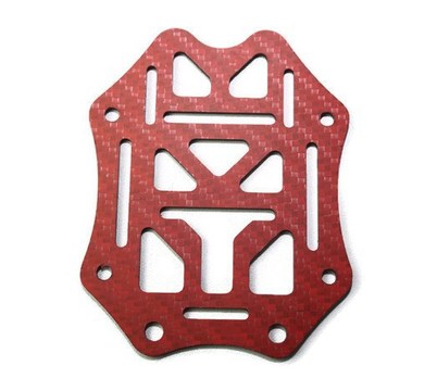 Plaque de chassis haut rouge pour SCX Armattan