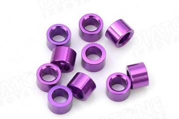 Entretoise Aluminium M3 X 3.5 Violet Diatone (x10)