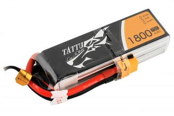 Lipo 1800mAh 14.8V 75C 4S - Tattu