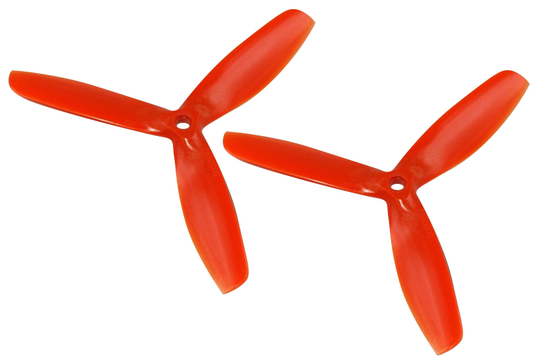 Hélice Gemfan Tripale fibre 5x5 1/2 bullnose orange (2 pcs)