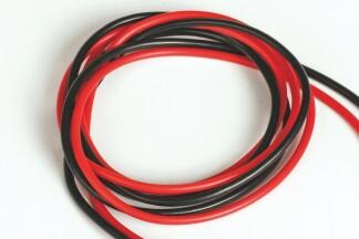 2 Cables 15AWG 1,6mm² Rouge et Noir 1m Graupner