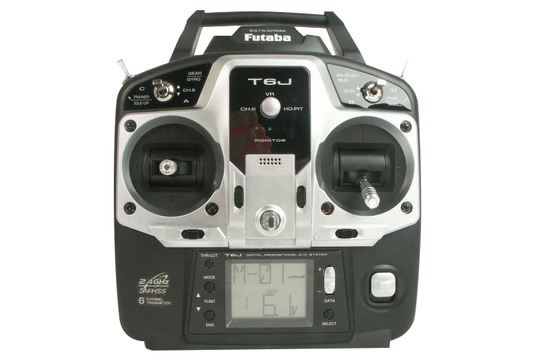 Radio T6J Futaba Mode 1 + Accu + Chargeur + R2006