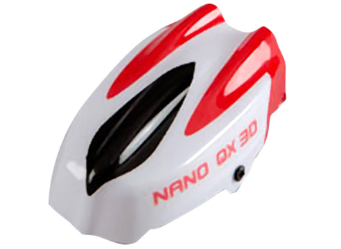 Bulle supérieure blanche et rouge pour Nano QX 3D de Blade