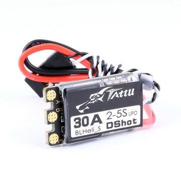 ESC TATTU 30A BLHeli_S ESC 2-5S, w/Dshot, No BEC X1