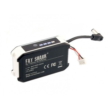 Batterie 1800 mAh avec LED pour lunettes FPV Fat Shark