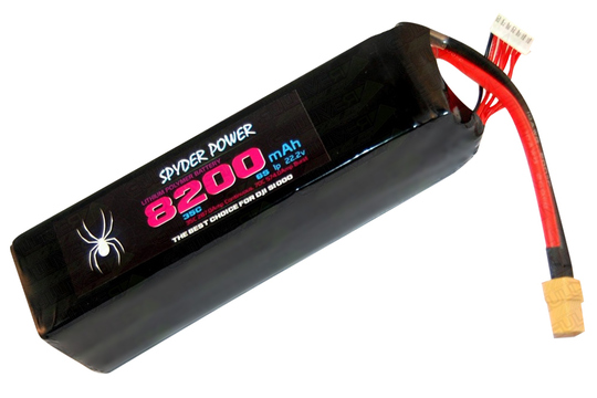 Batterie Lipo SpyderPower 8200mAh  35C  6s