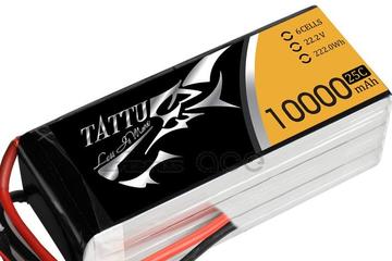 Tattu 10000MAH 22.2V 25C 6S1P Lipo Battery Pack