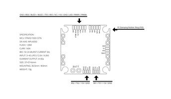 Carte de vol D-Link F3 V3 avec PDB Diatone