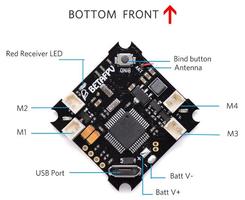 Carte F3 Brushed BETAFPV V1.1 (avec Frsky RX + OSD)