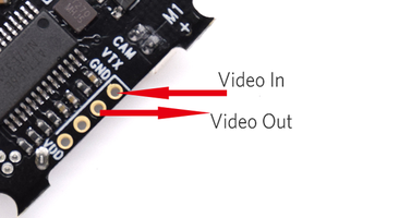 Carte F3 Brushed BETAFPV V1.1 (avec Frsky RX + OSD)