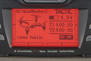 Radio 8 voies TTX850 avec recepteur Tactic