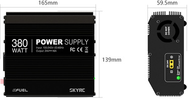 Alimentation eFuel 16A ( 24V - 380W) SkyRc