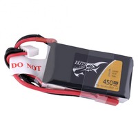 Lipo 450 mAh 3S 45C - JST plug - Tattu