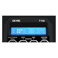 Chargeur T100 Duo AC - LiPo 2-4S 5A 2 x 50W SkyRC