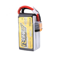 Tattu R-Line 1550mAh 14.8V 95C 4S - Prise équilibrage détachable