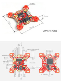 Controleur de vol Fortini F4 OSD V3 - FuriousFPV