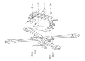 Kit Chassis GT-M5 NX Blue - Diatone