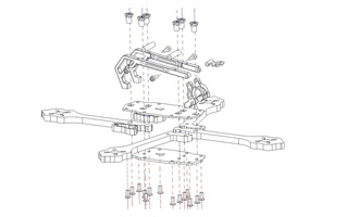 Kit Chassis GT-M5 NP Titanium - Diatone