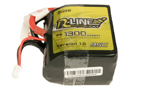 R-Line 1300mAh Cube Square 14.8V 95C 4S Tattu