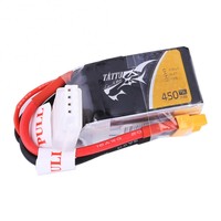 Lipo 450mAh 11.1V 75C 3S XT30 - Tattu