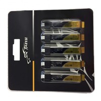 Pack de 5 lipo 220 mAh 45C 1S (JST - PHR 2.0) Tattu