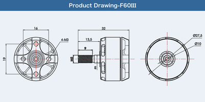Moteur F60 III 2500Kv T-Motor