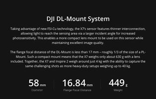 Nacelle Zenmuse X7 - DJI