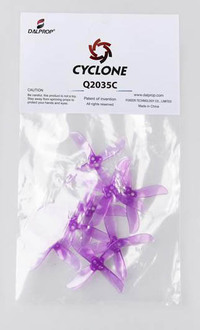 Hélices DalProp - Cyclone 2035 - 4CW + 4CCW - Crystal Purple