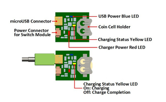 Module Coin Cell Charger - DroneKeeper Micro