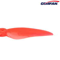 Hélices 51499-3 Hurricane Rouge Clear (X4) Gemfan