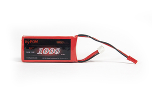 LIPO 1000mah 35C 3S connecteur JST (BEC rouge) Kypom