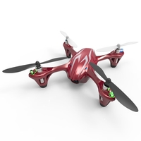 H107CHD Rouge avec caméra 2MP HD Mode 1 Hubsan