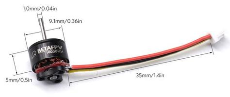 Moteurs Brushless 0603 16000KV (X4) BETAFPV