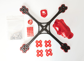 Bearquad Grizzly - Kit chassis 5 pouces - carbone 7mm - TPU