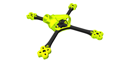 Bearquad Grizzly - Kit chassis 5 pouces - carbone 7mm - TPU