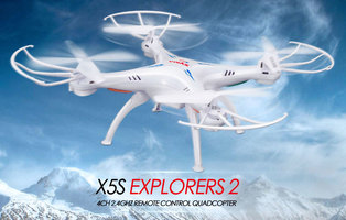 Syma X5SC 2.4Ghz Blanc Headless avec camera HD