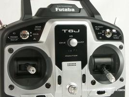 Radio T6J Futaba Mode 1 + Accu + Chargeur + R2006