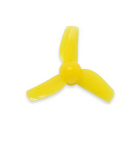 4 Hélices tripales Jaune 31mm pour Micro drones 65mm