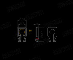 Support Vert pour mini caméra Diatone