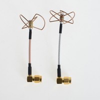 Set d'antennes FPV 5.8Ghz 3 lobes TX et 4 lobes TX/RX - Connecteur 20610