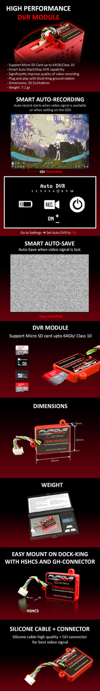 Module DVR Hautes Performance Furious FPV