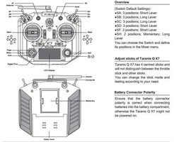 Radio QX7 Noire Taranis (EU)