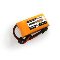 Lipo 350mah 2S 70C Ministar CNHL (X3)