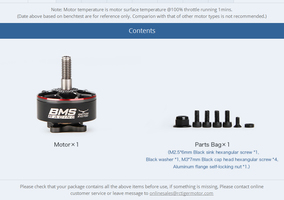 BMS RACING THOMAS 2207.5 2700 Kv T-Motor